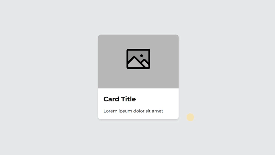 basic CSS card